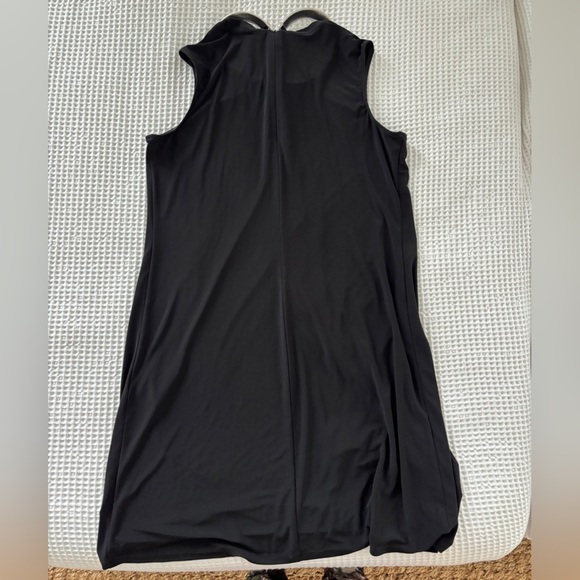 Joseph Ribkoff Black Cocktail Shift Dress Choker collar Style 173012 Size 14 - Picture 7 of 8